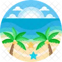 Beach Seashore Summer Icon