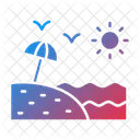 Summer Sea Vacation Icon