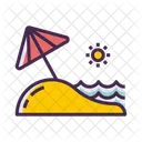Beach Summer Sea Icon