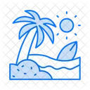 Beach island  Icon