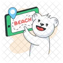 Beach Location  아이콘