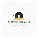 Music Beach Beach Tag Beach Label アイコン