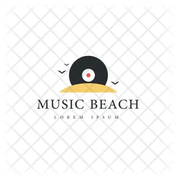 Beach Logo Icon