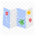 Beach map  Icon