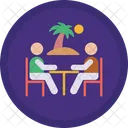 Beach Business Meeting Meeting Icon