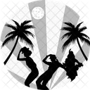 Beach Party Night Party Party Icon