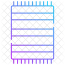 해변 깔개 아이콘