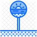Beach Sign  Icon