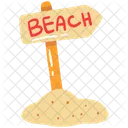 Summer Sand Bucket Beach Umbrella Icon