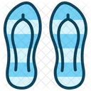 Beach Slipper Slipper Footwear Icon