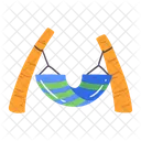 Summer Sand Bucket Beach Umbrella Icon