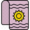 Beach towel  Icon
