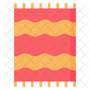 Beach Towel Sleeping Icon