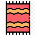 Beach Towel Sleeping Icon