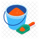 Bucket Scoop Spade Sand Icon