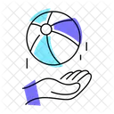 Beach Toy Beach Ball Parachute Ball Icon