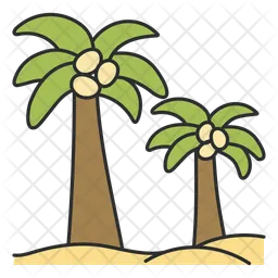 Beach Tree  Icon
