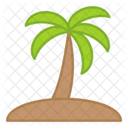 Beach Tree  Icon