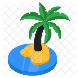 Beach tree  Icon