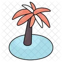 Beach Tree  Icon