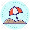 Beach umbrella  Icon