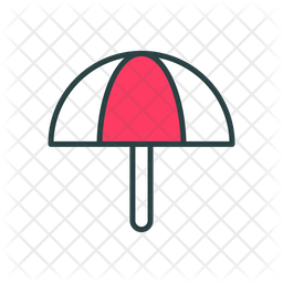 Beach Umbrella Icon