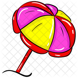 Beach Umbrella Icon Of Doodle Style Available In Svg Png Eps Ai Icon Fonts