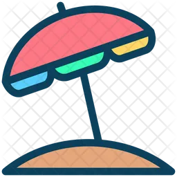 Beach Umbrella  Icon