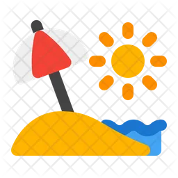 Beach Umbrella  Icon