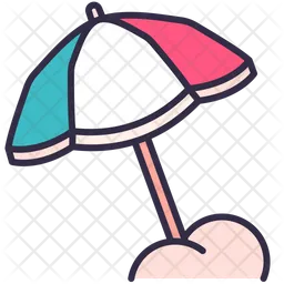 Beach umbrella  Icon