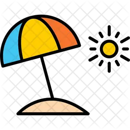 Beach umbrella  Icon