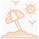 Beach Umbrella Icon