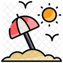 Beach Umbrella Icon