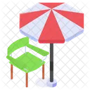 Beach Seaside Umbrella Icon