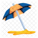 Beach Shade Beach Umbrella Beach Canopy Icon