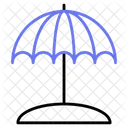 Beach Umbrella Ball Icon