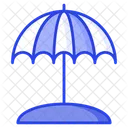 Beach Umbrella Ball Icon