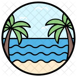 Beach View  Icon