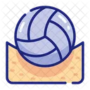 Beach Volleyball Icon Vector Icon