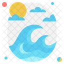 Beach waves  Icon