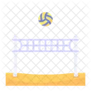 Beach-Volleyball  Symbol