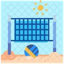 Beach-Volleyball  Symbol