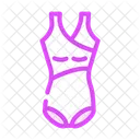 Beachwear One Piece Swimsuit Icon