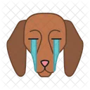 Beagle Dog Suffering Icon