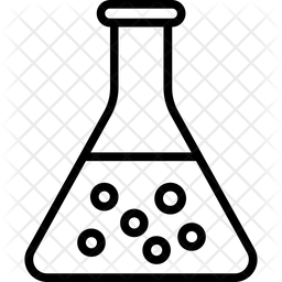 Beaker Icon - Download in Line Style