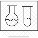 비커 실험실  아이콘