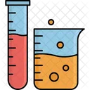Beaker With Test Tube Chemical Flask Lab Glassware Icon