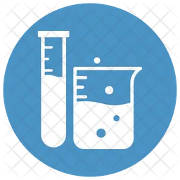 Beaker With Test Tube  Icon