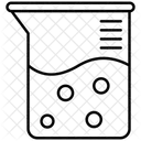 비커 실험실 화학 아이콘