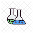Beakers Laboratory Test Icon